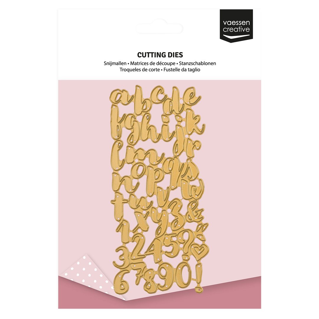 Vaessen Creative • Mini Stanzschablonen Alphabet 42St.