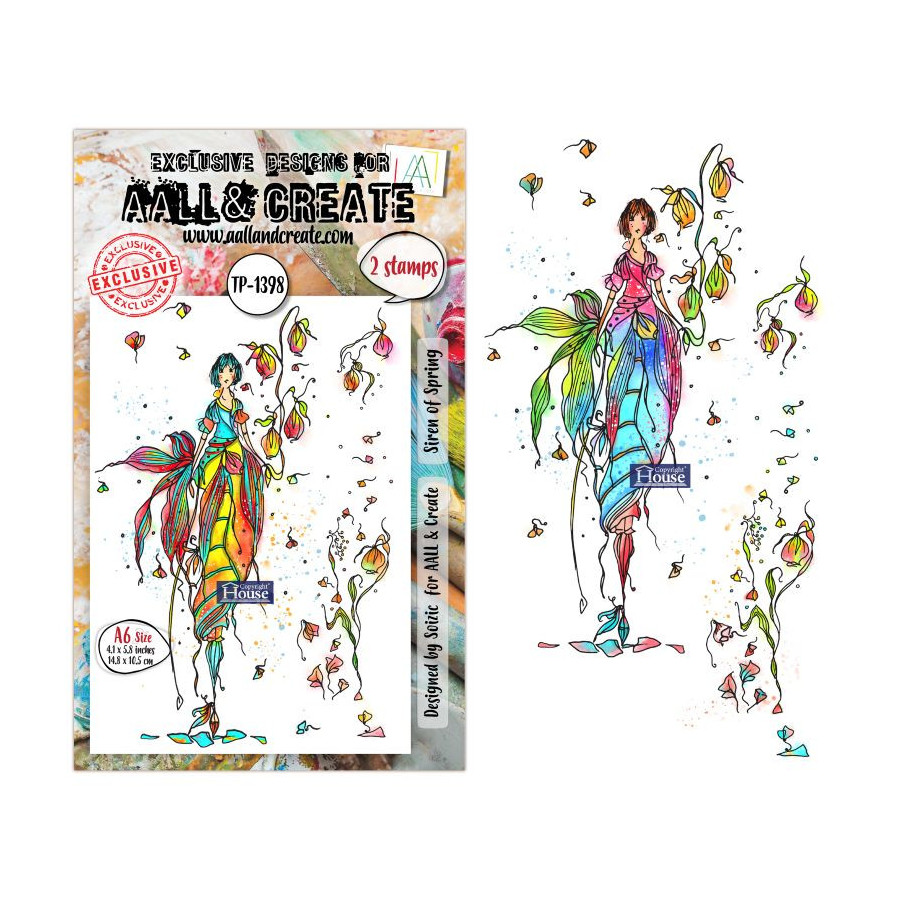 AALL & Create - Tampon Clear - 1398 -Siren of Spring