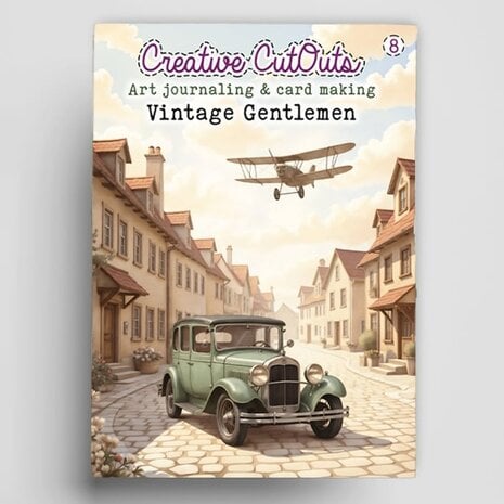 Creatief Art - Vintage Gentlemen Book Creative CutOuts