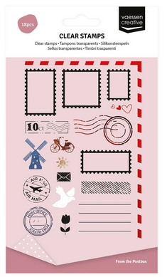 Vaessen Creative • Clear Stamps From the Postbox A6 18pcs