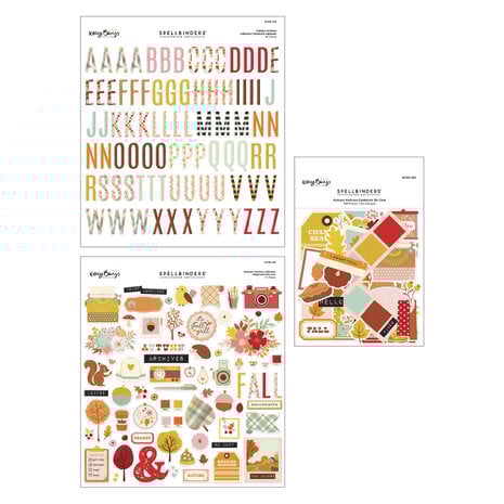 Spellbinders - Autumn Archives Embellishment Bundle