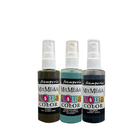 Stamperia - Silent Sea Aquacolor Paint Kit (3pcs