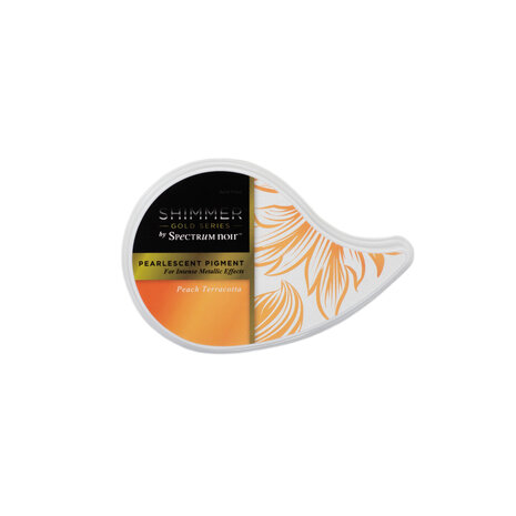 Crafter's Companion - Gold Shimmer Inkpad Peach Terracotta