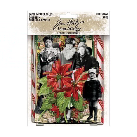 Idea-ology Tim Holtz - Tim Holtz Christmas Layers + Paper Dolls