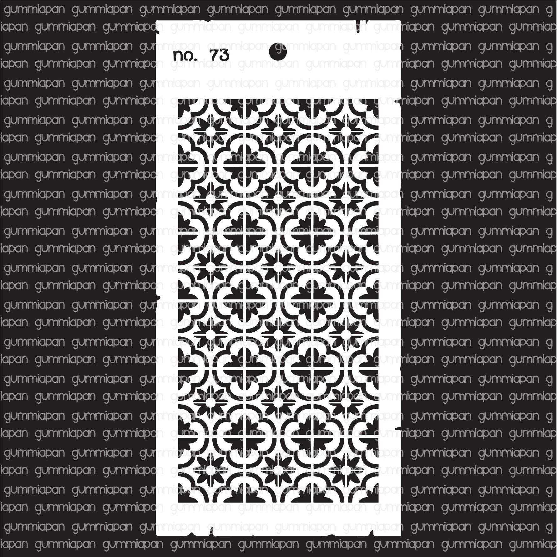 Gummiapan - Stencil - No. 73