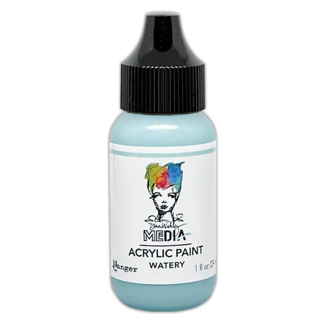 Dina Wakley MEdia Heavy Body Acrylic Paints Watery 1 fl oz Dina Wakley MEdia Heavy Body Acrylic Paints Watery 1 fl oz