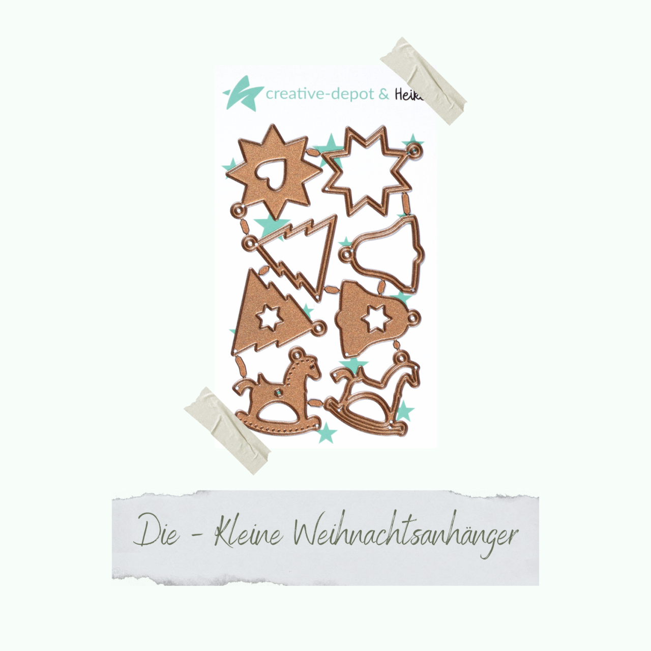 Creative Depot - Die - Kleine Weihnachtsanhänger