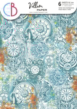 Ciao Bella - Coral Reef A4 Vellum Paper Patterns (6pcs)