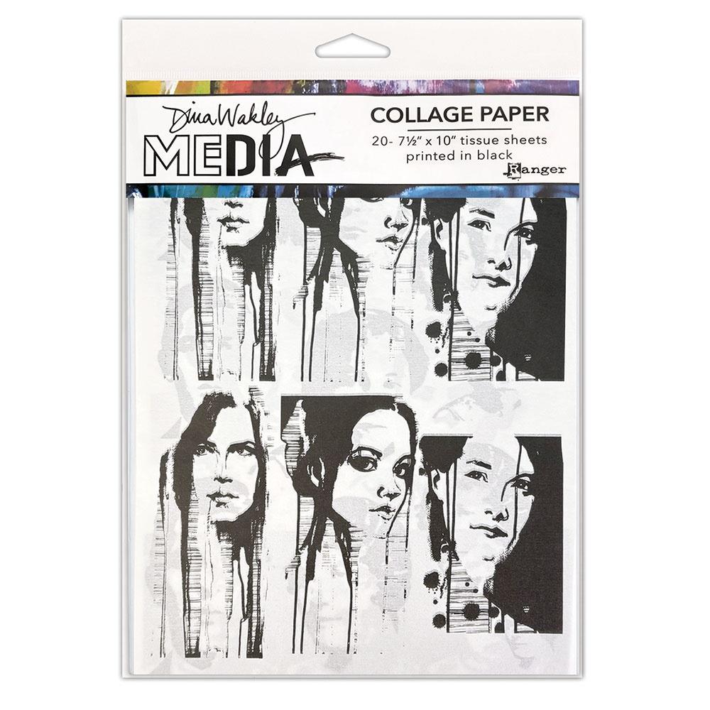 Dina Wakley - MEdia Collage Paper - Photo Transfers  Dina Wakley - MEdia Collage Paper - Photo Transfers