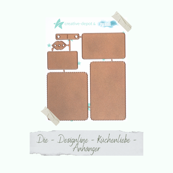 Creative Depot -  Die - Desingline - Küchenliebe - Anhänger 