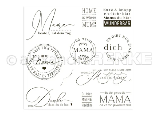 Alexandra Renke - Clear Stamp 'Für Mama'