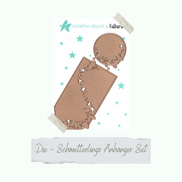 Creative Depot -  Die - Schmetterlings Anhänger Set 