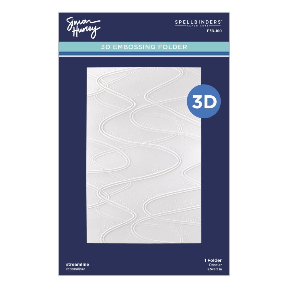 Spellbinders - Ski-Son's Greetings - 3D Embossing Folder by Simon Hurley