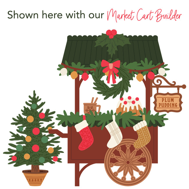 Honey Bee - Christmas Market Cart Add-On - Honey Cuts Honey Bee - Christmas Market Cart Add-On - Honey Cuts