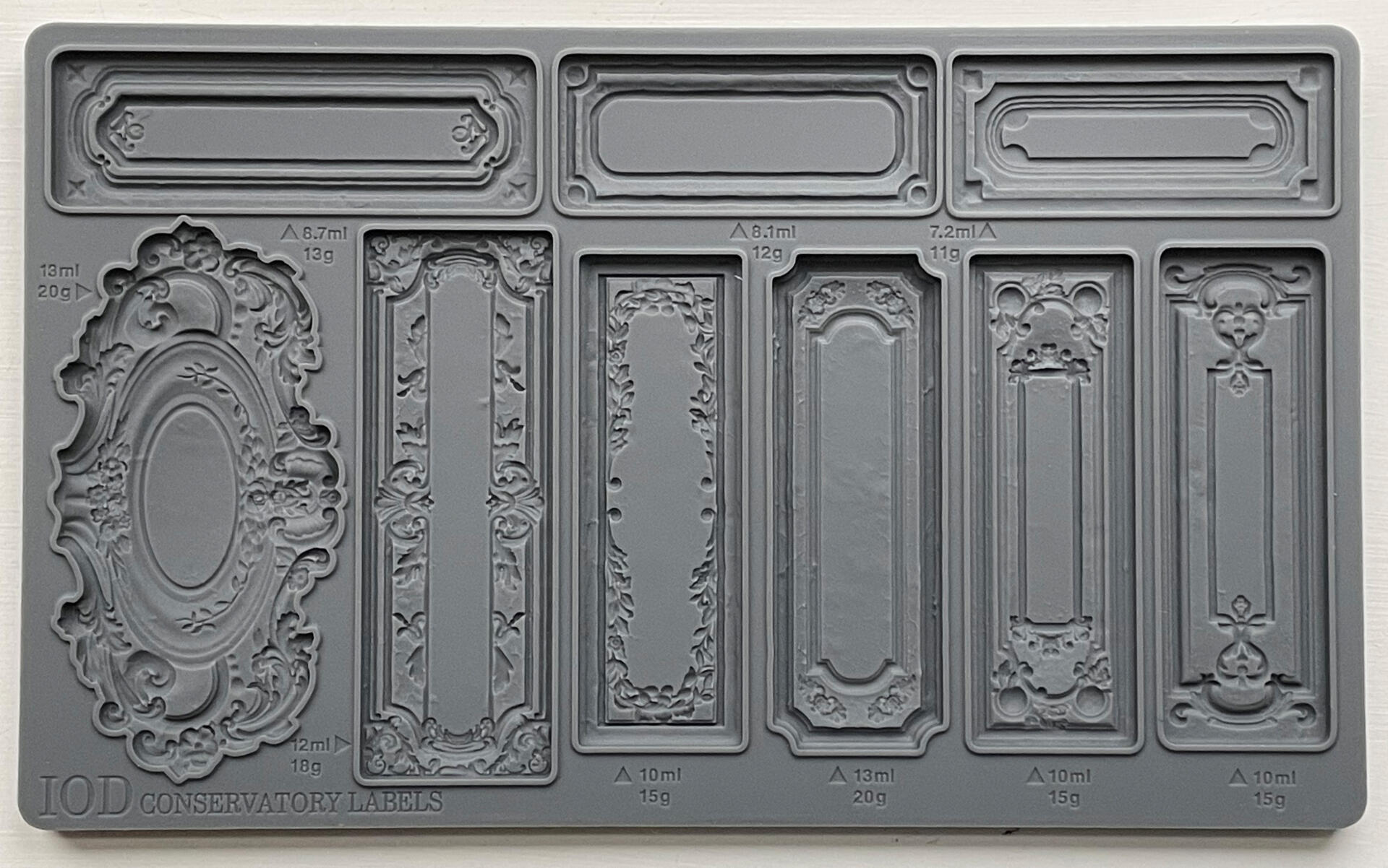 IOD Mould - Conservatory Labels