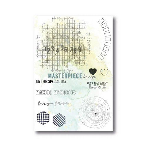 Masterpiece Clear Stampset - On this Special Day 4x6 Masterpiece Clear Stampset - On this Special Day 4x6