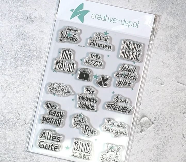 Creative Depot -  Stempelset - Geschenkeanhänger 