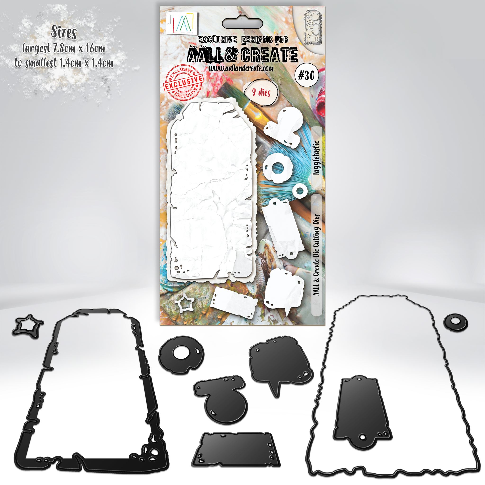 AALL & Create - Die-Cutting Die Set - Taggletastic