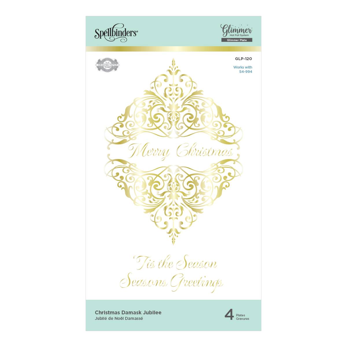 glp-120-glimmer-holiday-2019-becca-feeken-christmas-damask-jubilee-hot-foil-plate
