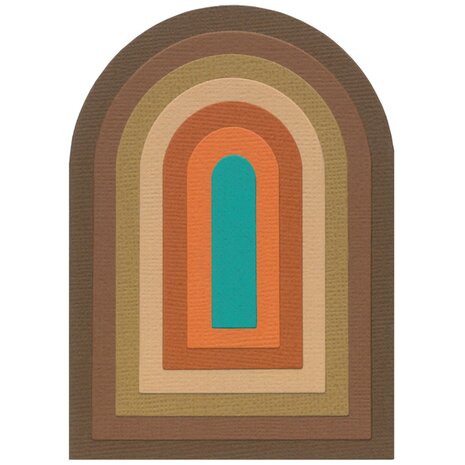 Sizzix - Framelits by Eileen Hull Tunnel Arches (7pcs) 