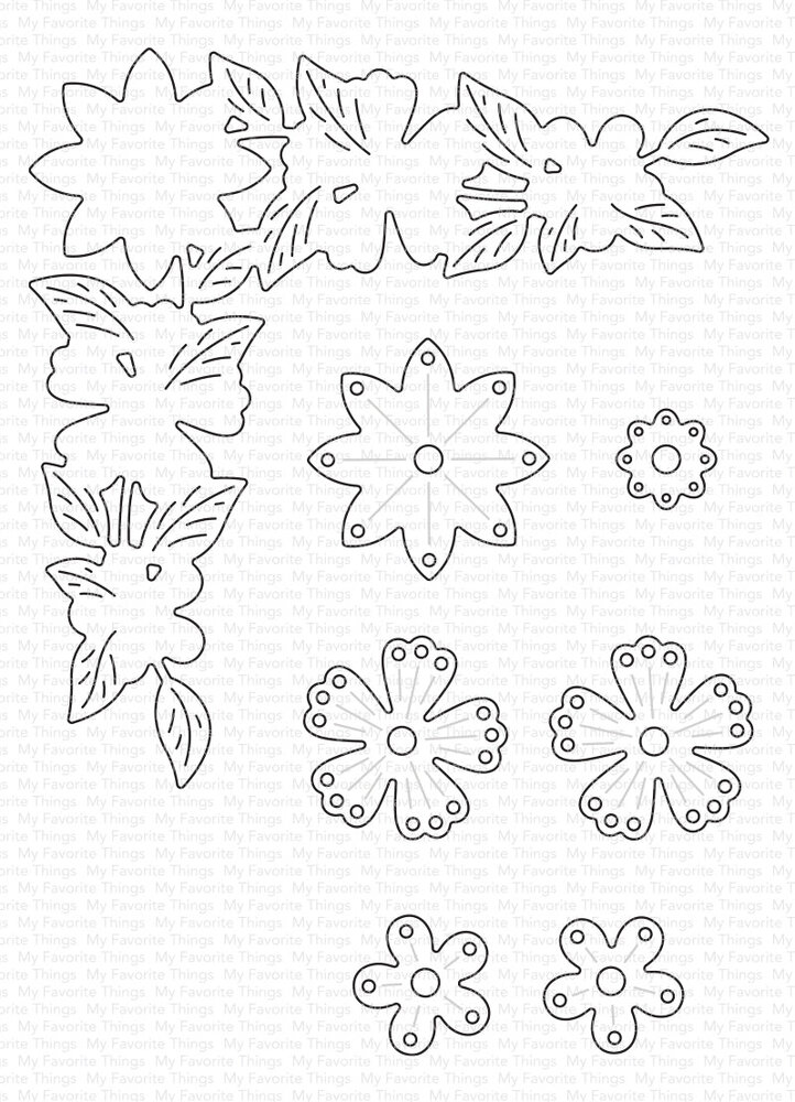 My Favorite Things - Framing Foliage Die-Namics 