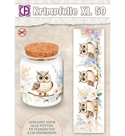 Creative CutOuts - Schrumpffolie Flasche/Glas, bis ca. 8 cm, nr. 50