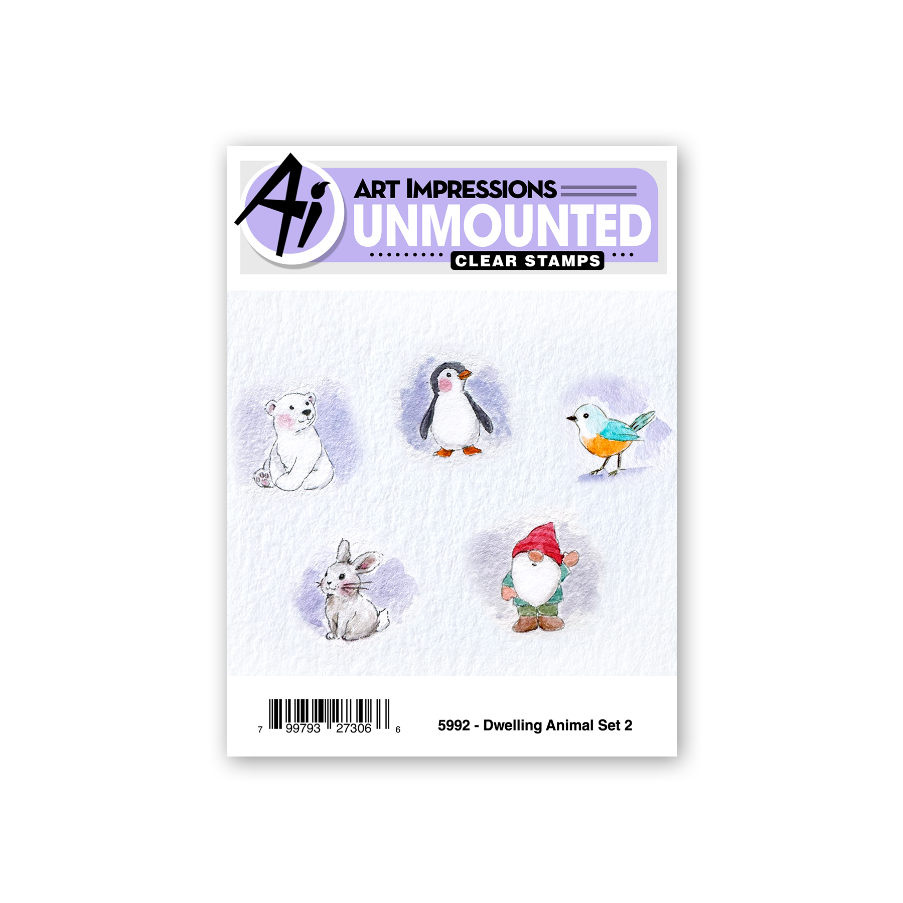 Art Impressions - Dwelling Animal Set 2
