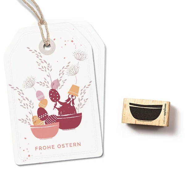 cats on appletrees - Stempel Schale