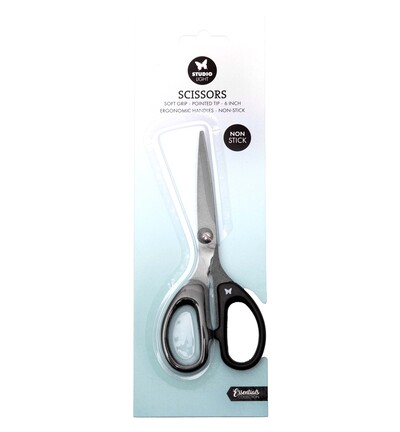 Studio Light - Scissors Soft grip, pointed tip, non stick, Essentials Tools nr. 04