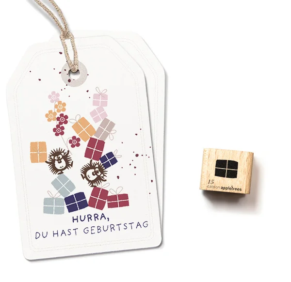 cats on appletrees - Ministempel Geschenk 15 S