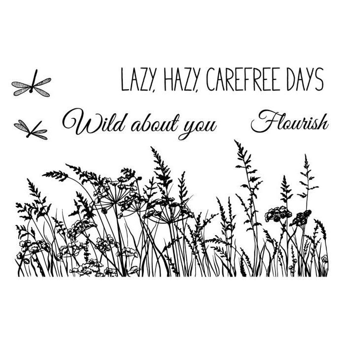 Sheena Douglass - Landscape Collection - Clearstamp - Carefree Days