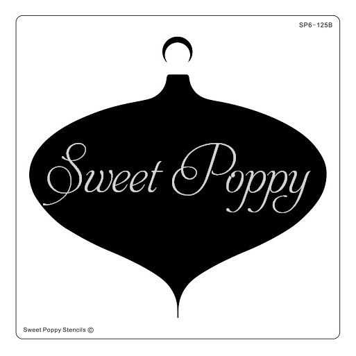 Sweet Poppy Stencil: Bauble Aperture Sweet Poppy Stencil: Bauble Aperture
