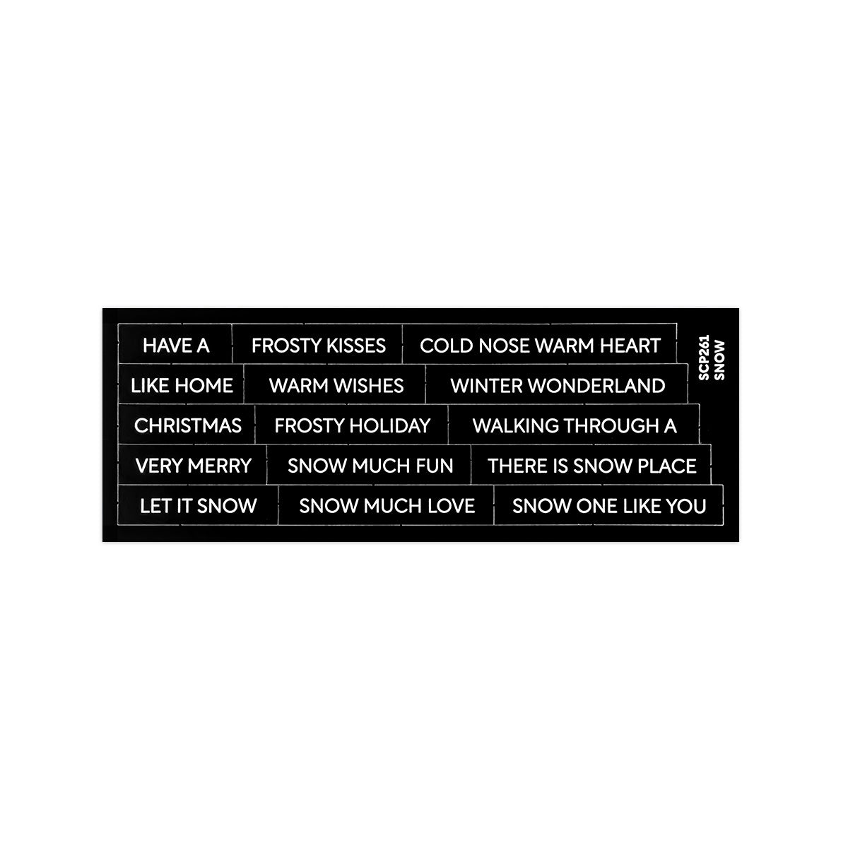 Waffle Flower - Subsentiments Snow Diecut Waffle Flower - Subsentiments Snow Diecut