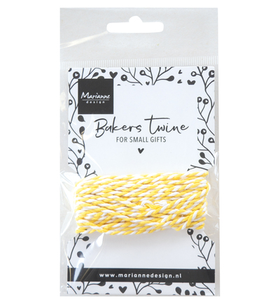 Marianne D - Bakers Twine - yellow / white