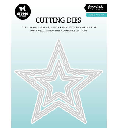 SL Cutting Die -  Torn Edge Star shape Essentials nr. 1099