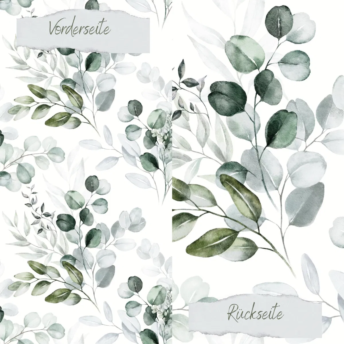 Creative Depot - Designpapier - Eukalyptustraum - Doppelseitig bedruckt