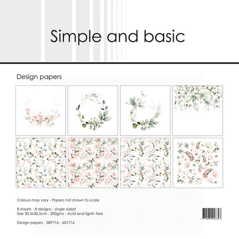 Simple and Basic - Soft Spring 12x12 Inch Paper Pack