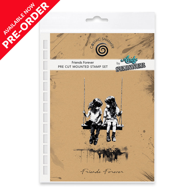 Andy Skinner - Friends Forever Pre Cut Rubber Stamp Set 