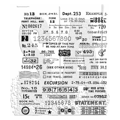 Stampers Anonymous - Tim Holtz - Tidbits Tim Holtz Cling Stamps