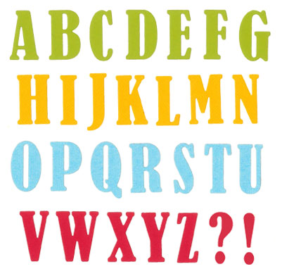 Impronte d´Autore - CML-F Alfabeto Serif