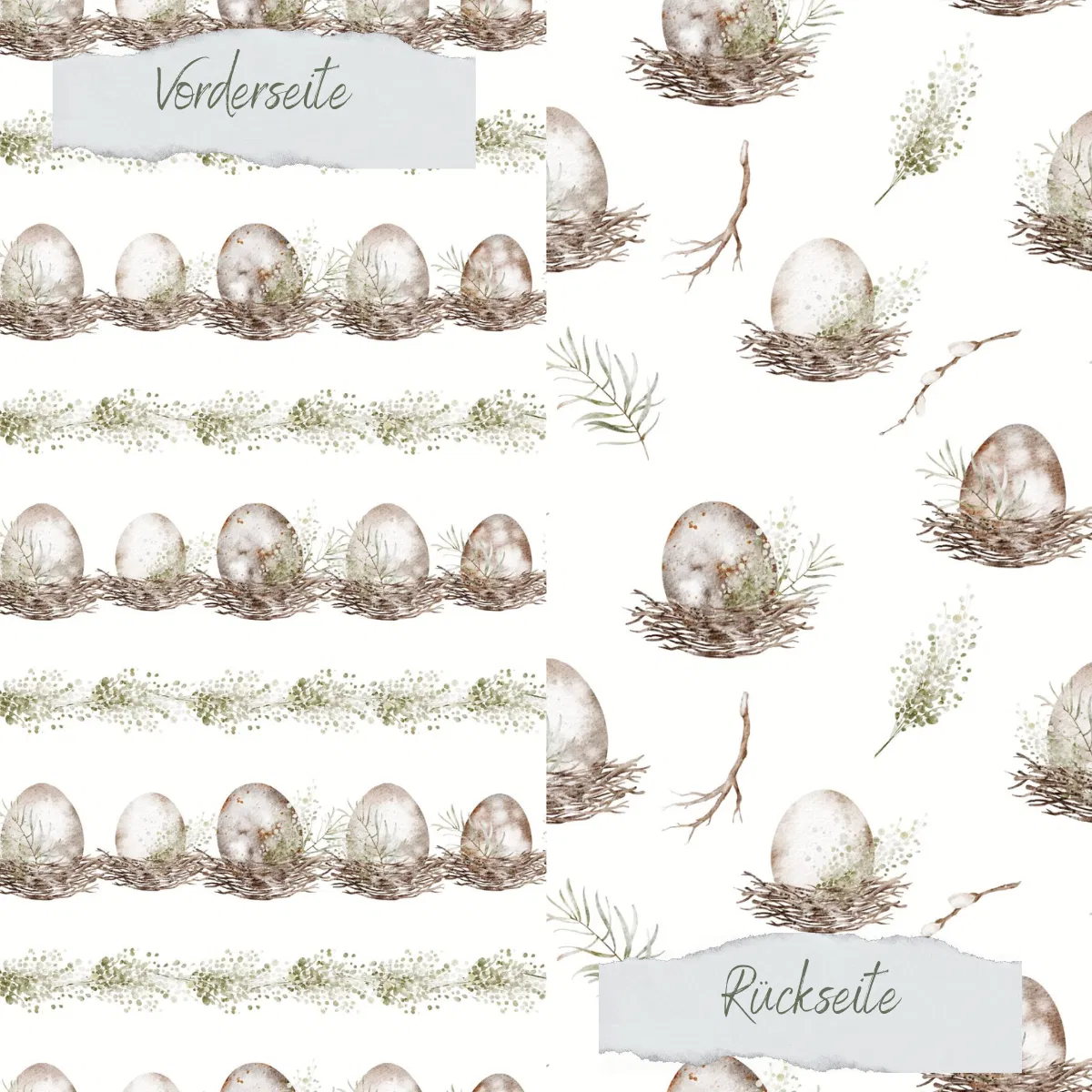 Creative Depot - Designpapier - Osternester - Doppelseitig bedruckt