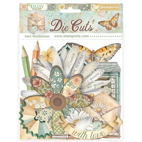 Stamperia - Daisy Art Die Cuts Assorted (40pcs)