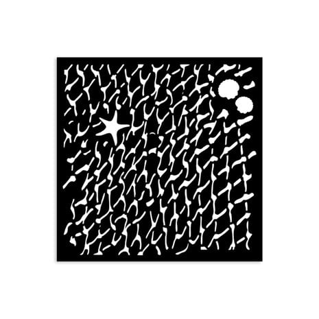 Stamperia - Silent Sea Thick Stencil 12x12cm Net