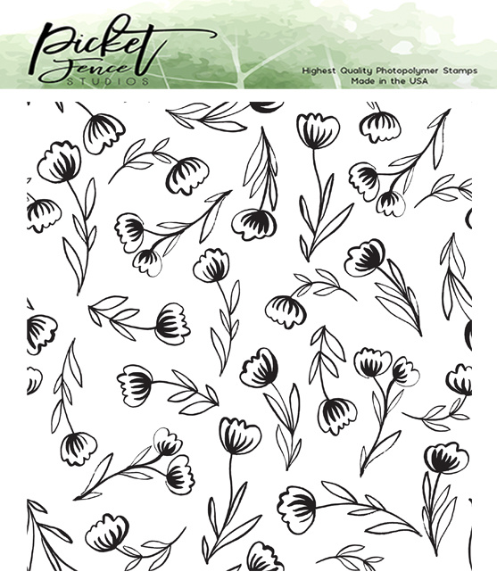 picket-fence-studios-blossoms-4x4-inch-clear-stamp