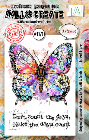 AALL & Create - Stamp Set A7 Floral Flyer 