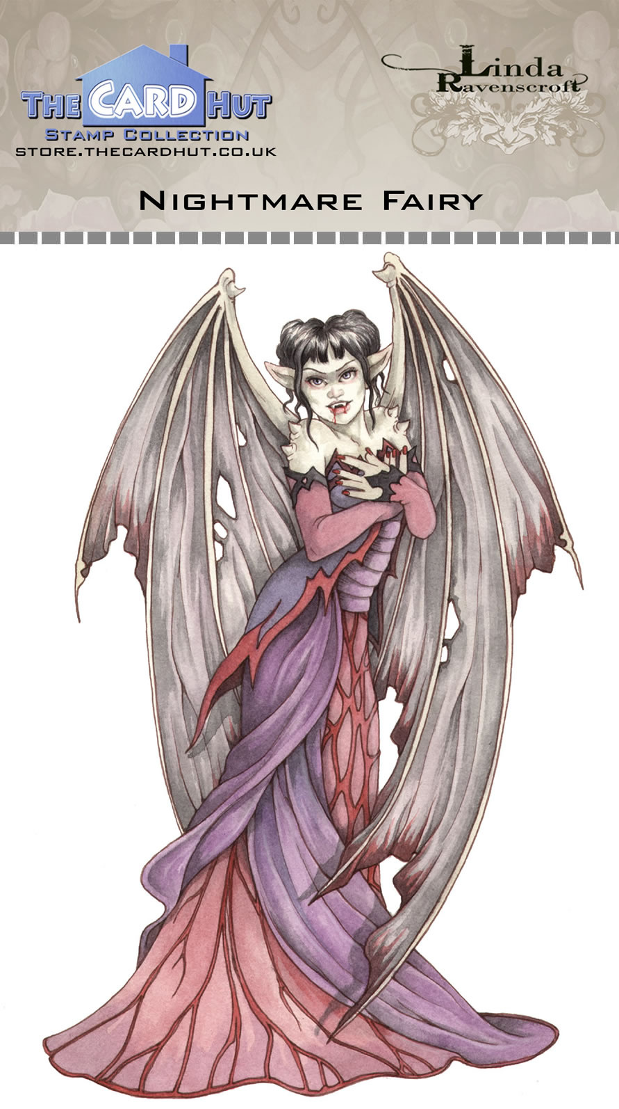 the-card-hut-nightmare-fairy-clear-stamps-lrff005 the-card-hut-nightmare-fairy-clear-stamps-lrff005