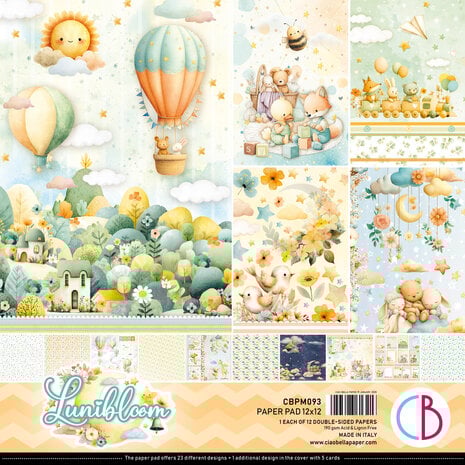 Ciao Bella - Lunibloom 12x12 Inch Paper Pad (12pcs)
