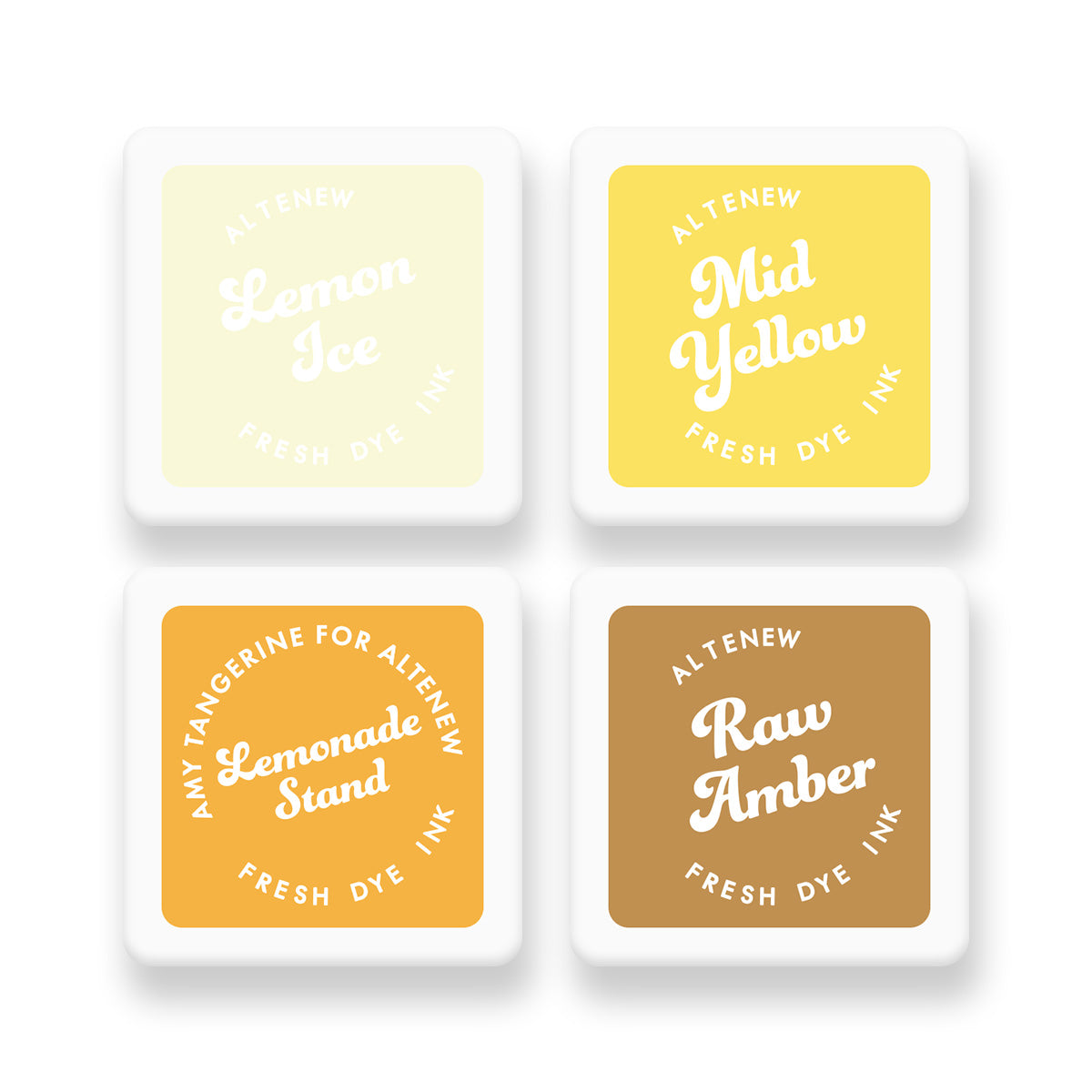 Altenew - Citrus Punch Fresh Dye Ink Mini Cube Set Altenew - Citrus Punch Fresh Dye Ink Mini Cube Set