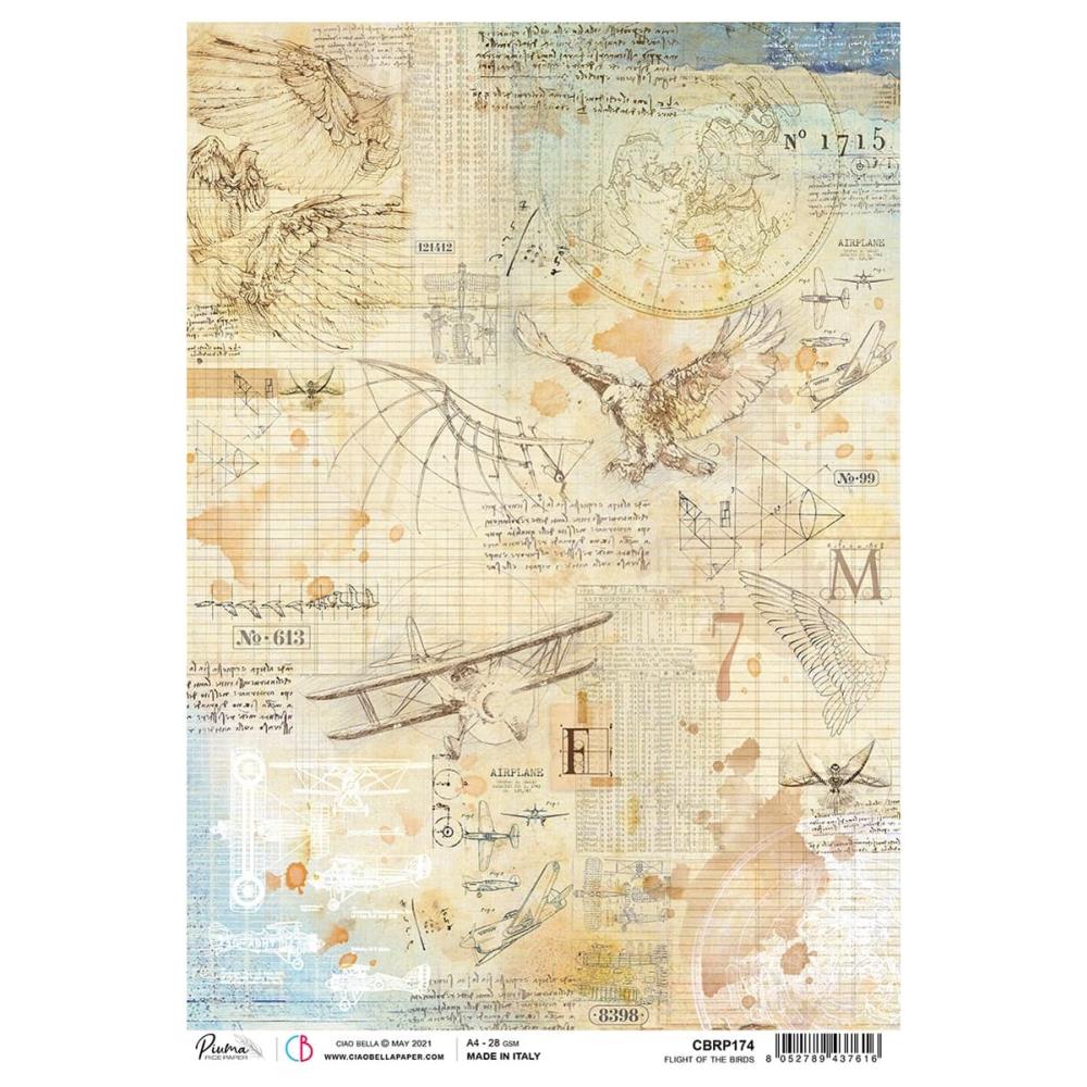 Ciao Bella Rice Paper - Flight Of The Birds, Sign Of The Times 