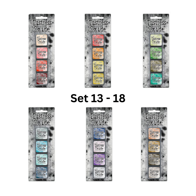 Tim Holtz - Distress Mini Oxide Ink Pads # Set 13 bis 18